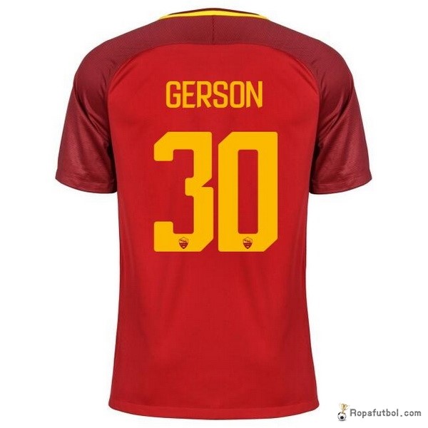 Camiseta As Roma Replica Primera Ropa Gerson 2017/18